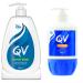 QV Gentle Wash 500g Soap-Free Moisturising Low Irritant PH Balanced Body Wash for Eczema and Dry Skin Conditions & Cream with Glycerin - 500g Pump 24 Hour Moisturisation 500 ml (Pack of 1) Pump Bottle + Cream with Glycerin 500g Pump