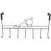 SOESFOUFU Cabinet Towel Holder Wall Mount Coat Rack Hat Hangers Outdoor Hooks Over The Drawer Rack Cupboard Door Hanging Storage