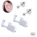 Disposable Self-Mixed Colors Ear Piercing Gun Kit for Safety - Silver - Buy Online on GoSupps.com