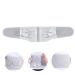 Support Breathable Waist Supporter Miscanthus Broom Lumbar Brace Strap Corset Double Sunglasses Case Bracket Back Brace for Lower Back Band Widen Support
