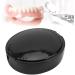 Moum Routes Prosthesis Case | Orthodontic Storage Box with Mirror | Breathable Container for Artificial Teeth | Travel & Outdoor Business Trips (Black) - Buy Online on GoSupps.com