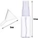 10 Pieces 30 ml Fine Mist Spray Bottles and 3 Pieces Funnel 50 x 50mm Transparent Portable Refillable Atomizer Travel Bottle Set Empty Sample Bottle Sprayer for Travel Party Cosmetic Makeup Tool - Buy Online on GoSupps.com