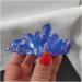 1pcs Crystal Cluster Specimen Blue Angel Aura Flower Natural Electroplating Gemstone Quartz Cluster Home Collections (Size : 80-100) - Buy Online on GoSupps.com