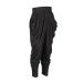 Dance Department Child Unisex Stretch Harem Hip-Hop Pants D3019C Large Black