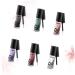 FOMIYES 6pcs Glitter Eye Shadow Sparkling Liquid Eyeliner Shiny Eyeshadow Flash Liquid Eyeshadow - Buy Online on GoSupps.com