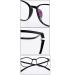 Riccie Ultra-Light TR90 HD Anti-Blue Light Glasses for Women | Aspherical Magnifying Glasses Dioptry +1.0 to +3.0 | Stylish & Lightweight - Buy Online on GoSupps.com