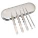 5pcs a pack Curved Blackhead Remover Tweezers for Blemish Dermatologist