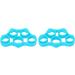 Finger Exerciser SkinFriendly Washable Strength Construction 2-Piece Finger Trainer for Training (Lake Blue 8.8LB) - Buy Online on GoSupps.com