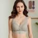 Front Closure Mastectomy Bras for Women | Thin Lace Wireless Bralette with Pocket - Green - Buy Online on GoSupps.com