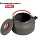REDcamp Outdoor Camping Kettle 0.8L/0.9L/1.4L - Aluminum Tea & Coffee Pot with Carrying Bag - Lightweight & Compact Mini Kettle - Buy Online on GoSupps.com