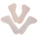 ARTIBETTER 2 Pairs Cork Insoles Non-Slip High Heel Cushion Inserts Self Adhesive Cushion Insert Invisible Barefoot Shoe Inserts Cork Latex Shoe Inserts for Women Shock & Sweat Absorption