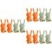 Cabilock 12 pth sticky hooks of the caricature razor razor hanging hooks for washing rabbits shaver holder for the bathroom self -adhesive wall hook shaving hooks hanging ABS holder