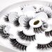 Icycheer 5D Handmade Fluffy Dramatic False Eyelashes - 7 Pairs Thick Multi-Layered Pack - Buy Online on GoSupps.com