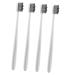 Gatuida 4 pieces of soft toothbrush toothbrushes made of nylon toothbrush toothbrush with soft bristles for adult travel toothbrush cosmetics white pp cleaning brush child 1 piece (1 Pack) white