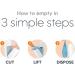 Diaper Genie Complete Diaper Pail System White - AMAZON EXCLUSIVE - includes 4 Carbon Filters and 1 refill White 69.8 x 31.3 x 24.3 cm Complete with 1 refill and 4 Carbon Filters - Buy Online on GoSupps.com