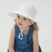 XYIYI Kids Adjustable Bucket Hat | Sun Hats for Boys Girls 6-24 Months | Breathable Beach Hat in White - Buy Online on GoSupps.com