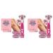 by Amazon Women's 5 Blade Razor with 3-in-1 Trimmer + 3 refillls Pink (Previously Solimo brand) (Pack of 2) 1 Count (Pack of 2) 1 Razor 1 Trimmer 3 Refills