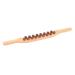 Massage device with muscle roller made of wood manual beech wood scraper Gua Sha Running point Muscle relaxation Massage device Lymphatic drainage Massage device for bodyshaping muscle relief (17 pearls)