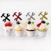BoningNEW 24 PCS Repair Tools Cupcake Toppers Hammer Wrench Cupcake Picks for Kids Birthday Party Wedding ServiceTheme Party Cake Decorations Supplies(Glitter four colors: Black Gold Silver Red) - Buy Online on GoSupps.com