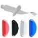 Toothpaste Squeezer Funny Toothpaste Tube Squeezer Dispenser Plastic Holder Clips for Saving Toothpaste Toothpaste Facial Cleanser Creams Paint Dispenser 3.58*1.46in 4pcs