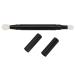 Professional Double Head Eyeshadow Brushes Cosmetic Tool Retractable Portable Double Ended Eye Makeup Brush for Outdoor Travel Black