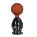 Massage carnacle with ball 40mm to professional medical fireless cupping massage ore hand -shaped Lauscha glass the original