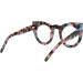 Vooglam Stylish Oversize Cat Eye Blue Light Blocking Glasses for Women - Cadence VFP0290 Floral-Tortoise - Buy Online on GoSupps.com