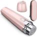 Scienbeauty Painless Electric Facial Hair Remover Trimmer for Women - Pink Ladies Shaver with Dust Protection Cover for Peach Fuzz & Lip Hair - Buy Online on GoSupps.com