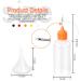 Fandamei 10 PCS Precision Tip Applicator Bottle Set with Mini Funnel - 30ml Fine Needle Tip Squeeze Bottles for DIY Crafts - Buy Online on GoSupps.com