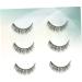 minkissy 3 Pair Fake Lashes False Eyelash Fake Eyelash Make up 3d Eyelashes - Buy Online on GoSupps.com