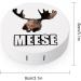 Moose Meese Round Case For Contact Lens Kit Storage Box with Mirror Printed - Buy Online on GoSupps.com