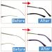 OPUGIT Silicone Eyeglass Replacement Temples - 8 Pairs Black - Buy Online on GoSupps.com