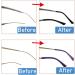 8 Pairs Anti-Slip Silicone Coatings for Glasses - Slipproof Hinge Repair Parts & Accessories for Metal Thin Sunglasses - Black/Purple - Buy Online on GoSupps.com