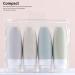kawehiop Travel Dispenser Bottle Shower Gel Toothpaste Squeeze Tube Reusable Leakproof Dispensing Container Personal Care Gifts Blue 90ML - Buy Online on GoSupps.com