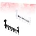Cabilock 2pcs Metal Clothing Rack Coat Rack Door Hanger Door Hooks Coat Hanger Hanging Door Household 36X18CM As Shown - Buy Online on GoSupps.com