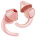 Ear plugs for sleeping reusable and washable silicone earplugs hearing protection earplugs noise reduction around SNR-33-36dB also for learning-travel-rosa