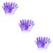 FRCOLOR 3 Pairs Hand Wax Set Foot Wax Set Grooming Glove Wax Bag Paraffin Wax Bath Gloves Paraffin Wax Cover Spa Wax Cover Heated Gloves Hand Care Gloves Clear Gloves Beauty Wax Cosmetic