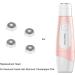 Keenove Painless Facial Hair Removal Replacement Heads - Model KE-208 - Champagne Pink - Pack of 4 - Buy Online on GoSupps.com