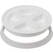 GAMMA2 Gamma Seal Lid - Pet Food Storage Container Lids - Fits 3.5, 5, 6, & 7 Gallon Buckets White