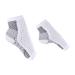 Healifty Plantar Fasciitis Socks Ankle Support Socks 2 Pairs Size X/XL (White with Black) Picture 1 2