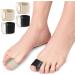 Bunion Corrector Big Toe Brace Sleeves 2 Pairs Soft Breathable Hallux Valgus Corrector Hammer Toes Straightener Orthopedic Bunion Splint Big Toe Separator for Women Men Bunion Foot Pain Relief (S)