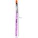 TRIXES 7PC UV Gel Acrylic Nail Brush Set - Assorted Nail Art & Builder Brushes - Accurate Professional Salon Painting Tools - Marbled Purple Pink - Buy Online on GoSupps.com