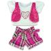 Build a Bear Wardrobe Pink Check Outfit with Hat and Boots - Fits Build a Bear | Teddy Bear Clothes Set - Buy Online on GoSupps.com