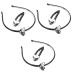 minkissy 3 Sets Hair Scrunchies Lilac Headband French Hair Clips French Barrette Hair Clips Leopard Headband Puffy Headband Hairpins Hair Snap Clips Hair Jewelry Girl Cookie Heart Metal