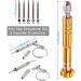 Eyeglass Glasses Screwdriver  Mini Eyeglass Glasses Repair Kit  Multifunctional Small Screwdriver for Laptop  Watch(Yellow) - Buy Online on GoSupps.com