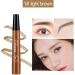 QUEMISS Micro Brow Pencil Eyebrow Pen 3D Tint Pen Creates Lasting Make-Up Professional Natural Looking Eyebrows Cover Sparse Areas Daily Waterproof Brows 01#light Brown - Buy Online on GoSupps.com
