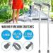 Forearm Crutches for Adults(x2 Units) Aluminum Crutches Adjustable Lightweight Arm Crutch Ergonomic Crutches for Adults with Non Slip Tips Crutches for Walking Prosperous - Buy Online on GoSupps.com