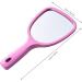 Beaupretty Hand Held Mirror | Double-Sided Cosmetic Mirror with 2X and 3X Magnification | Rosy Round Mirror - Buy Online on GoSupps.com