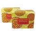 Greenwich Bay Trading Company Set of Two 10.5 oz Shea Butter Soap Bars (Pomegranate)
