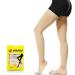 Ailaka Thigh High 20-30 Mmhg Medical Compression Stockings for Women Men Compression Leg Sleeves for Varicose Veins Edema Leg Pain Swollen Feet Post-Surgery Large (1 Pair) Beige (Footless)